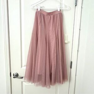 Maxi gauze skirt
